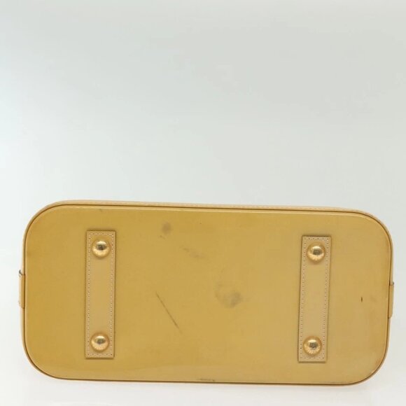 LOUIS VUITTON Monogram Vernis Alma PM Hand Bag Rose Angelique M90062 Auth 14046 - Picture 8 of 16